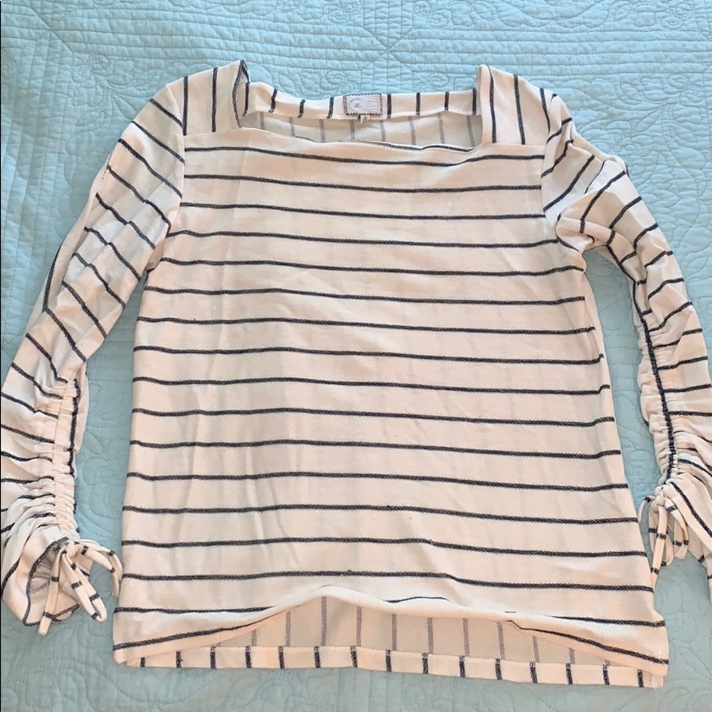 Anthropologie striped top Small